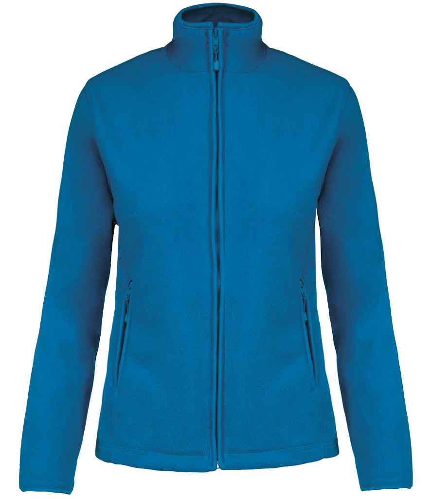 Kariban Ladies Maureen Micro Fleece Jacket - Tropical Blue (KB907)