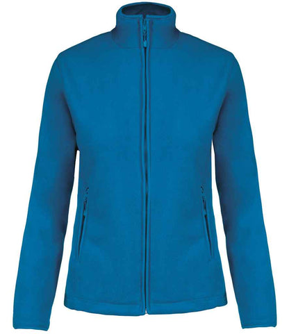 Kariban Ladies Maureen Micro Fleece Jacket - Tropical Blue (KB907)