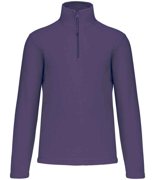 Kariban Enzo Zip Neck Micro Fleece - Purple (KB912)