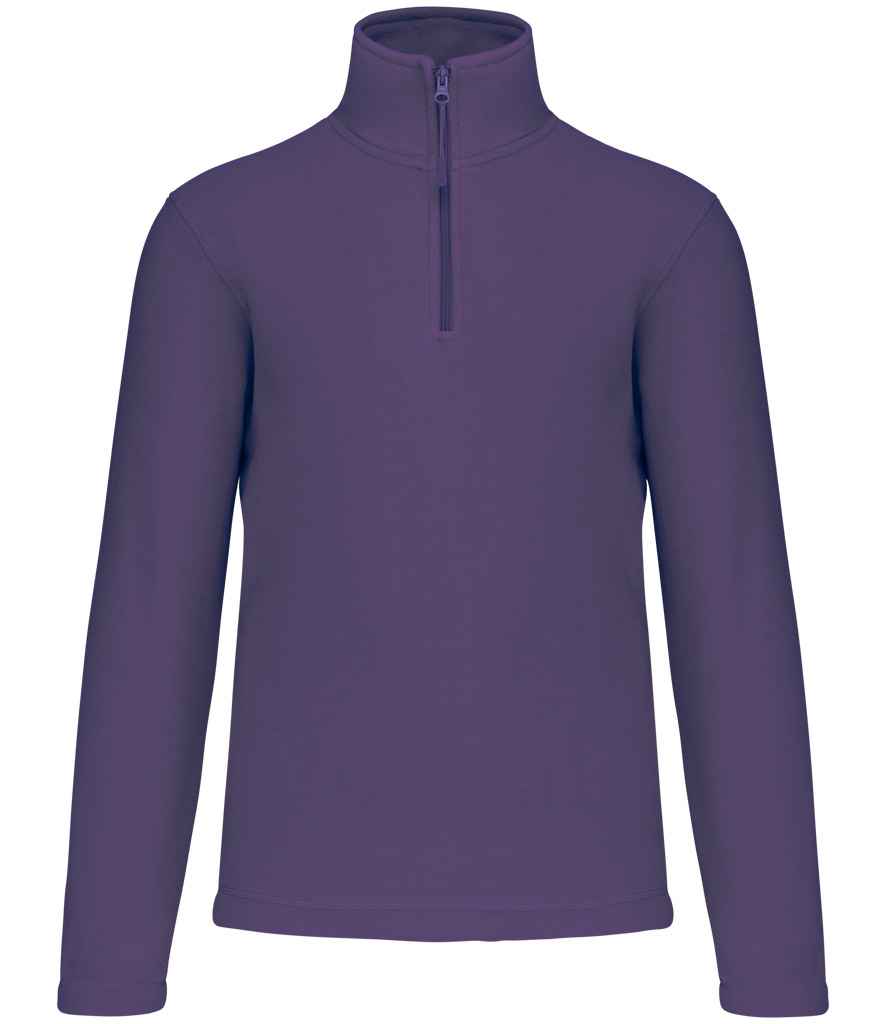 Kariban Enzo Zip Neck Micro Fleece - Purple (KB912)