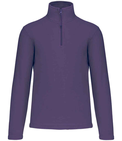 Kariban Enzo Zip Neck Micro Fleece - Purple (KB912)