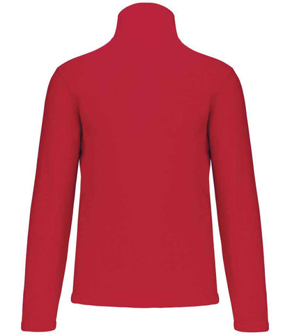 Kariban Enzo Zip Neck Micro Fleece - Red (KB912)