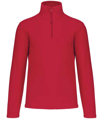 Kariban Enzo Zip Neck Micro Fleece - Red (KB912)