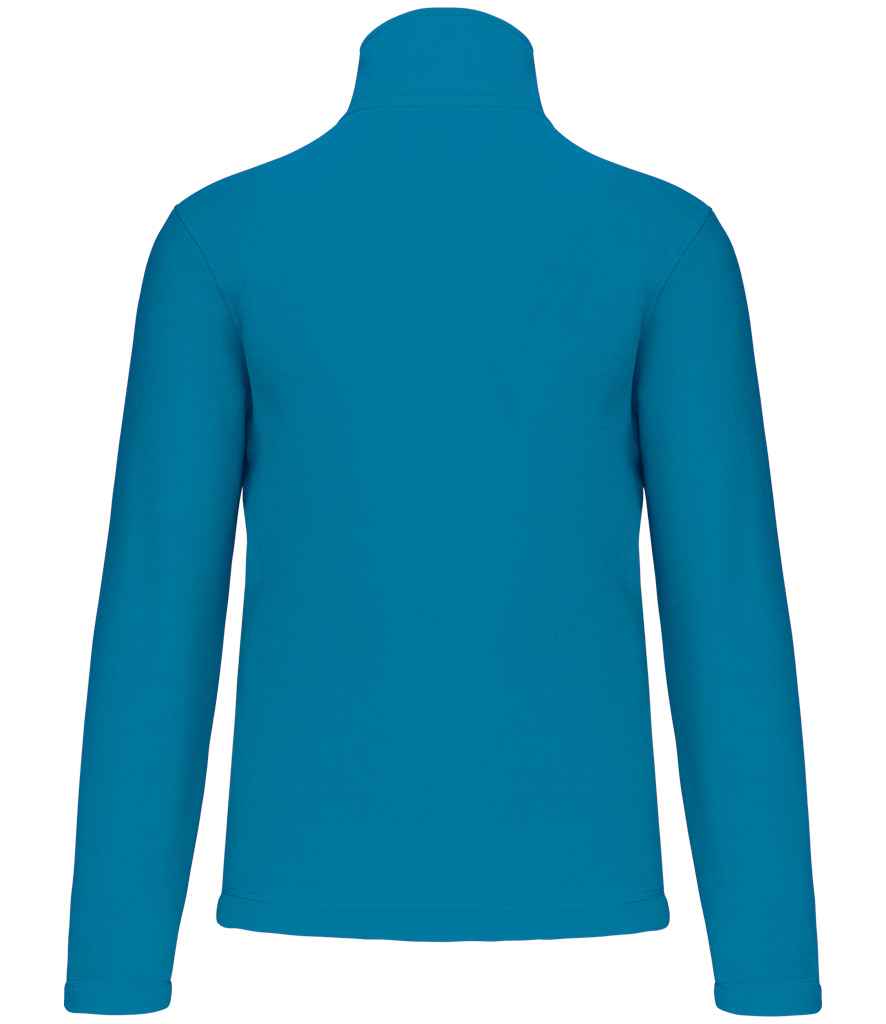Kariban Enzo Zip Neck Micro Fleece - Tropical Blue (KB912)