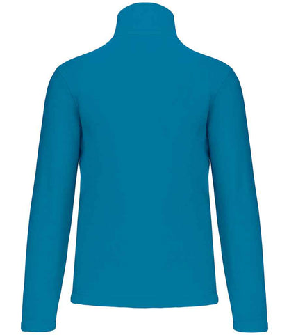 Kariban Enzo Zip Neck Micro Fleece - Tropical Blue (KB912)