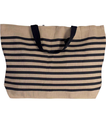 Kimood Large Juco Bag - Natural/Navy (KI0228)