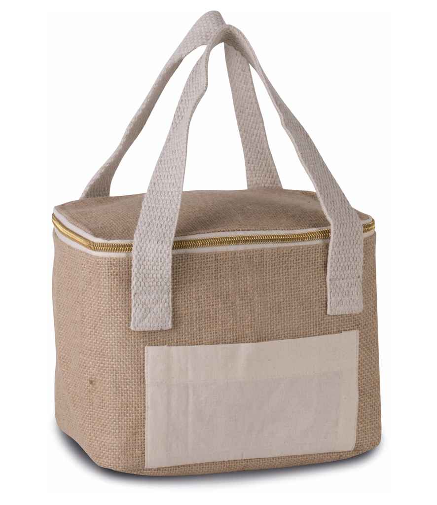 Kimood Small Jute Cool Bag - Natural (KI0352)