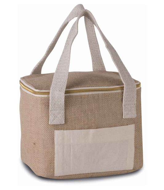 Kimood Small Jute Cool Bag - Natural (KI0352)
