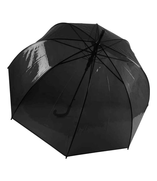Kimood Transparent Umbrella - Black (KI2024)