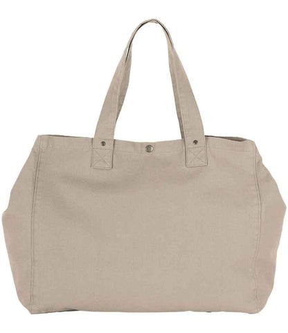 Kimood Faded Cotton Shopper - Washed Natural (KI3208)