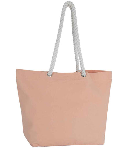 Kimood Marine Style Tote Bag - Washed Light Peach (KI3209)