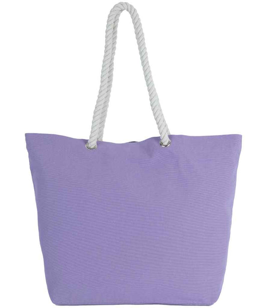 Kimood Marine Style Tote Bag - Washed Light Purple (KI3209)