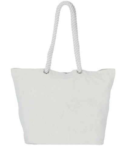 Kimood Marine Style Tote Bag - Washed Natural (KI3209)