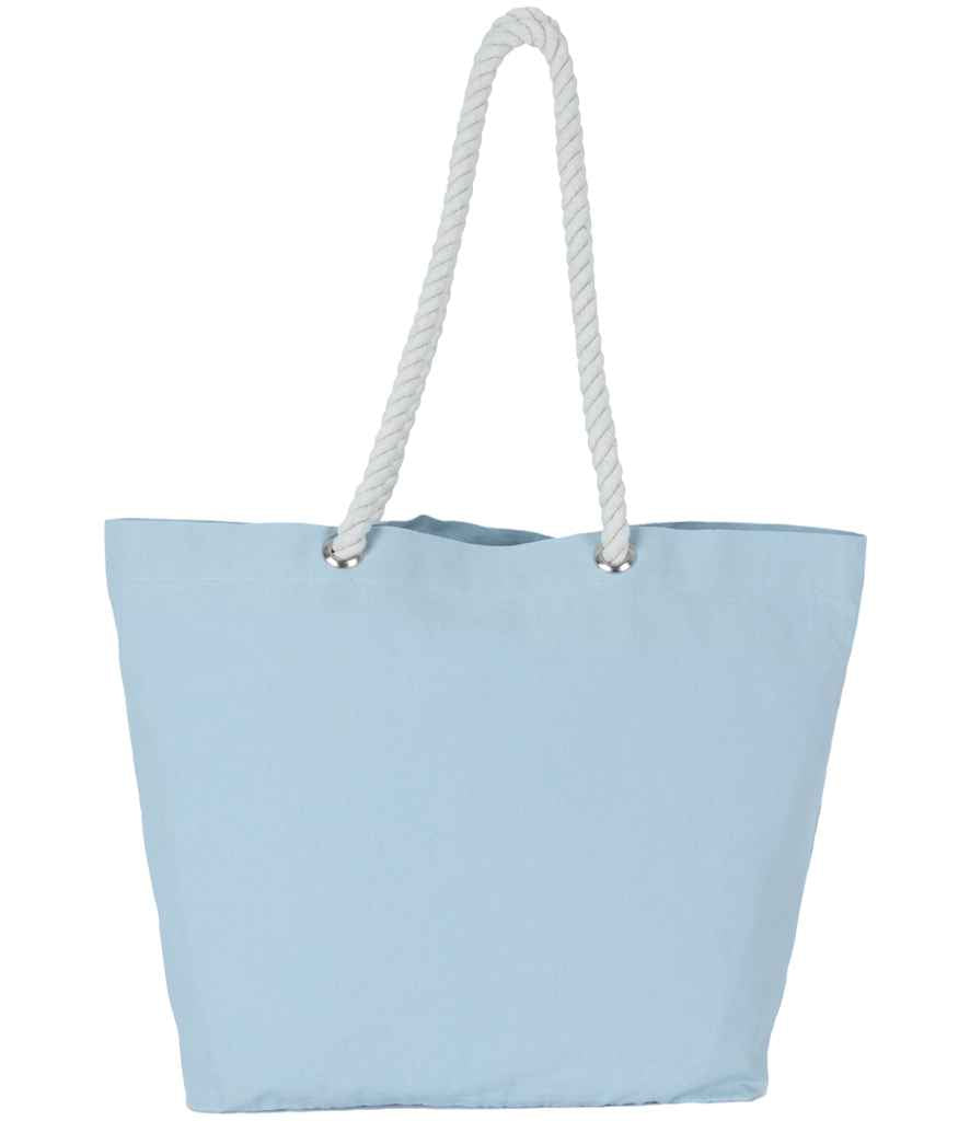Kimood Marine Style Tote Bag - Washed Pearl Blue (KI3209)
