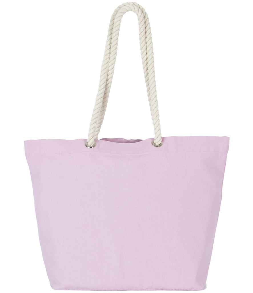 Kimood Marine Style Tote Bag - Washed Parma Pink (KI3209)