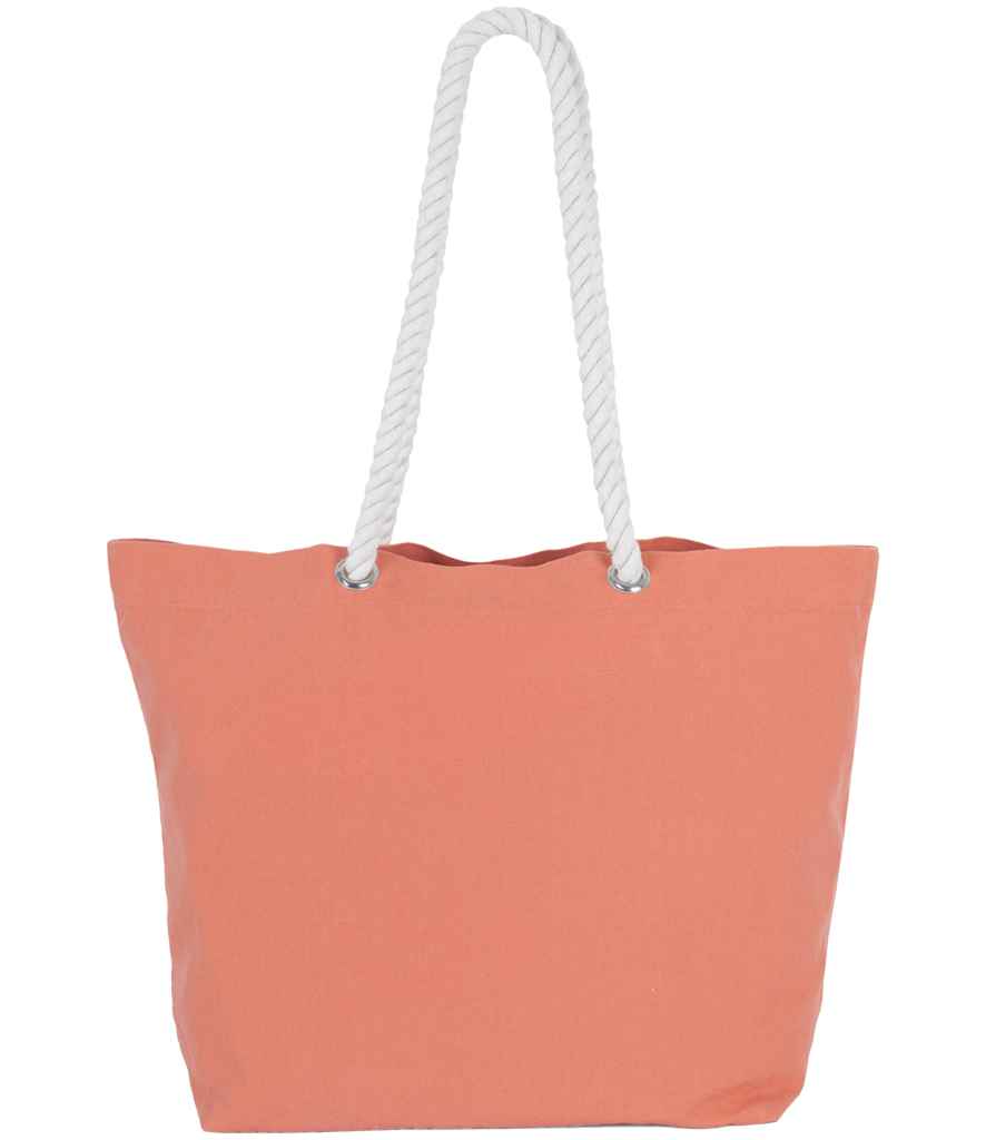 Kimood Marine Style Tote Bag - Washed Tawny Orange (KI3209)