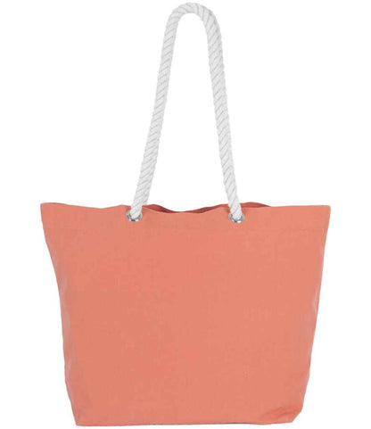 Kimood Marine Style Tote Bag - Washed Tawny Orange (KI3209)