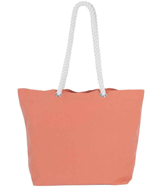 Kimood Marine Style Tote Bag - Washed Tawny Orange (KI3209)