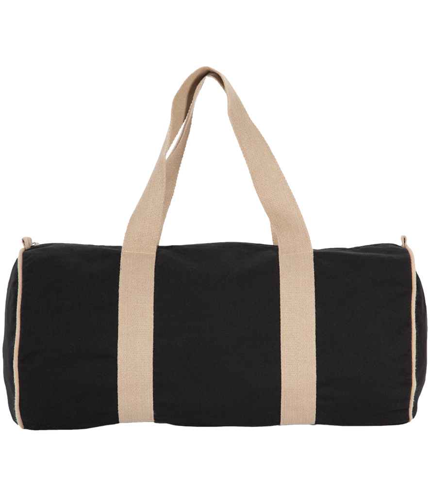 Kimood Recycled Duffel Bag - Black Night/Hemp (KI5601)