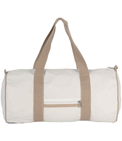 Kimood Recycled Duffel Bag - Ecume/Hemp (KI5601)