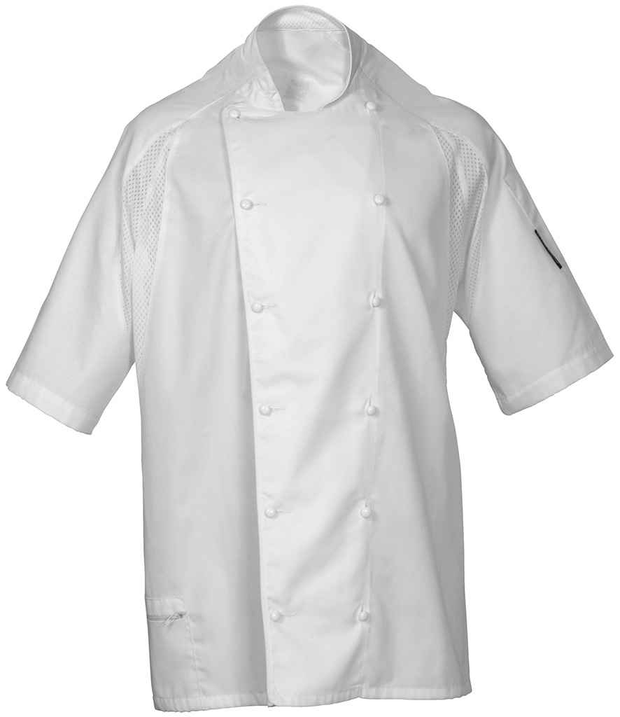 Le Chef Short Sleeve Executive Jacket - White (LE003)