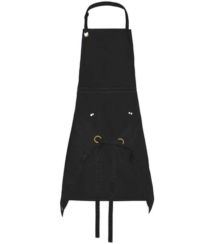 Le Chef Utility Bib Apron - Black (LE100)
