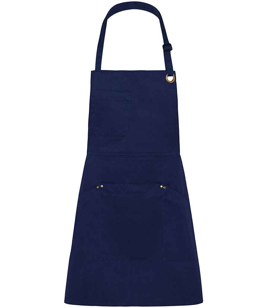 Le Chef Utility Bib Apron - Navy (LE100)