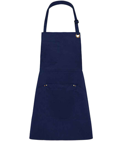 Le Chef Utility Bib Apron - Navy (LE100)