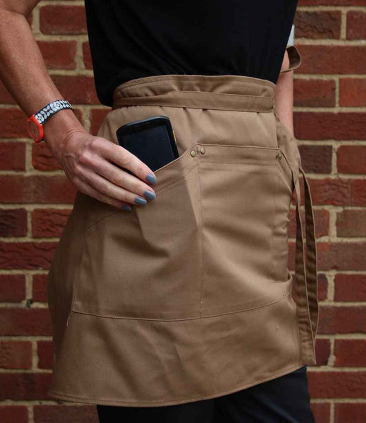 Le Chef Utility Waist Apron - Khaki (LE101)