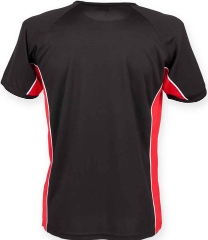 Finden + Hales Finden + Hales Performance Panel T-Shirt - Black/Red/White (LV240)