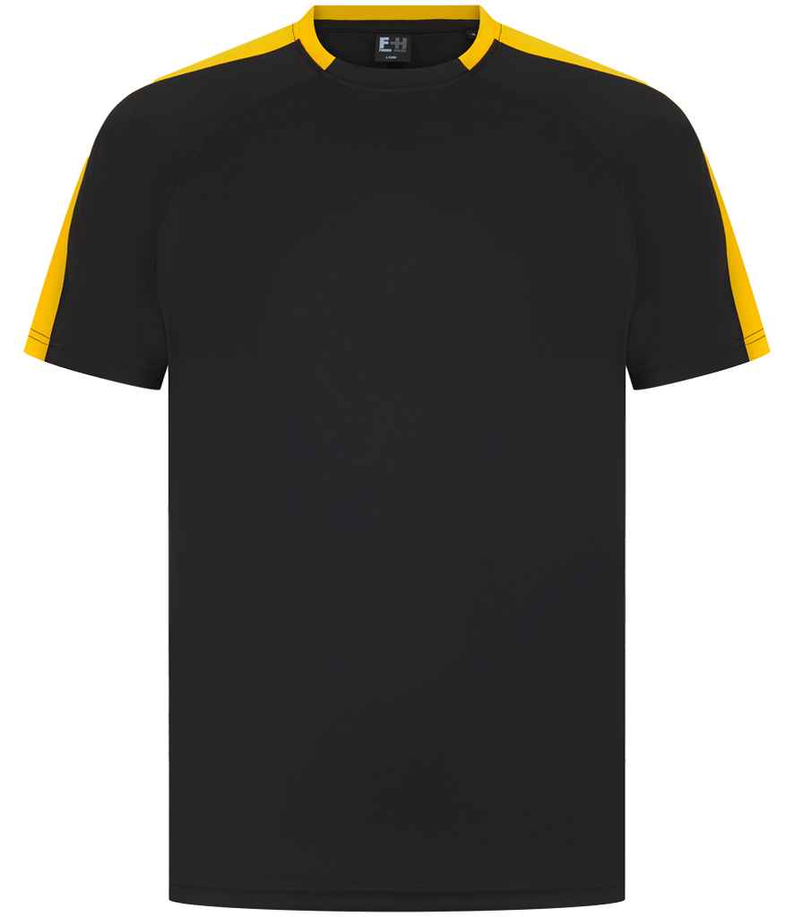 Finden + Hales Finden + Hales Unisex Team T-Shirt - Black/Gold (LV290)