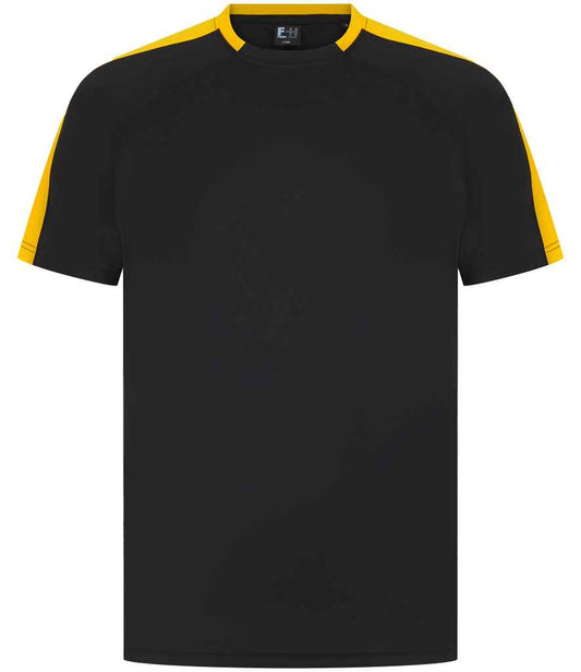 Finden + Hales Finden + Hales Unisex Team T-Shirt - Black/Gold (LV290)