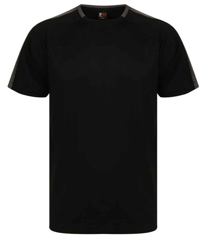 Finden + Hales Finden + Hales Unisex Team T-Shirt - Black/Gunmetal (LV290)