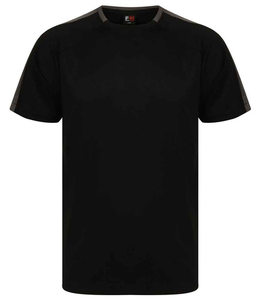 Finden + Hales Finden + Hales Unisex Team T-Shirt - Black/Gunmetal (LV290)