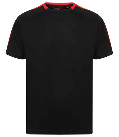 Finden + Hales Finden + Hales Unisex Team T-Shirt - Black/Red (LV290)