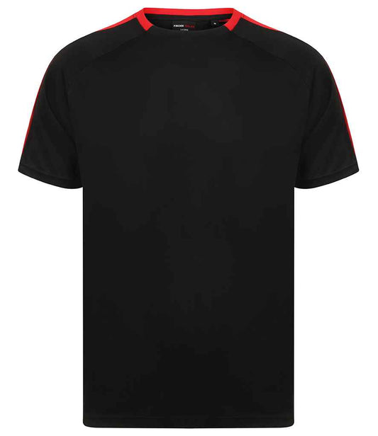 Finden + Hales Finden + Hales Unisex Team T-Shirt - Black/Red (LV290)
