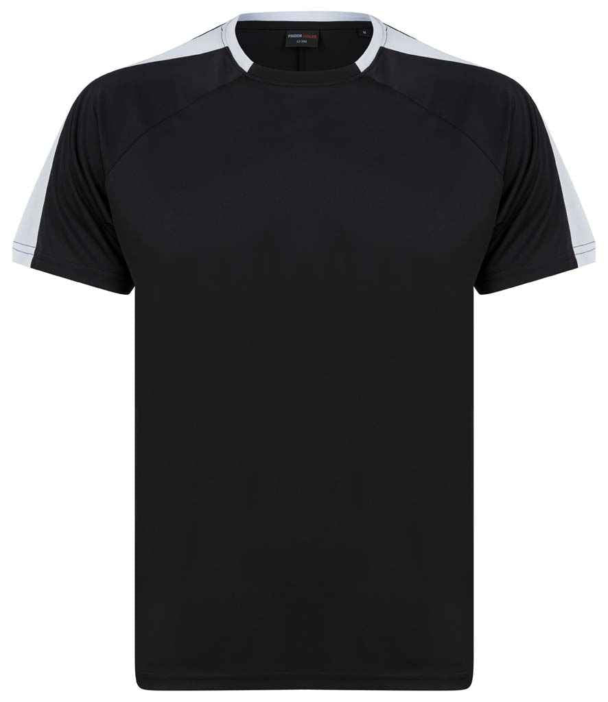 Finden + Hales Finden + Hales Unisex Team T-Shirt - Black/White (LV290)