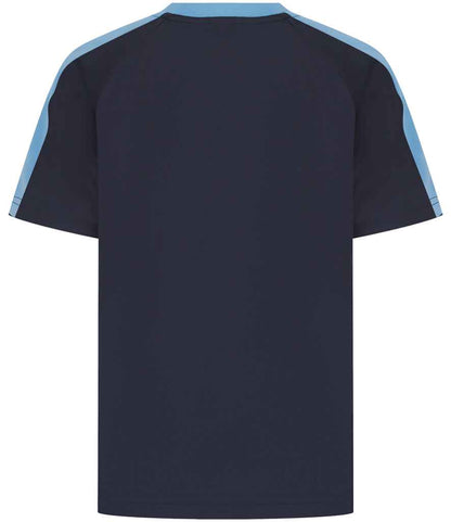 Finden + Hales Finden + Hales Unisex Team T-Shirt - Navy/Sky blue (LV290)