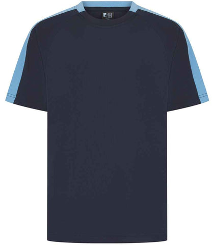 Finden + Hales Finden + Hales Unisex Team T-Shirt - Navy/Sky blue (LV290)