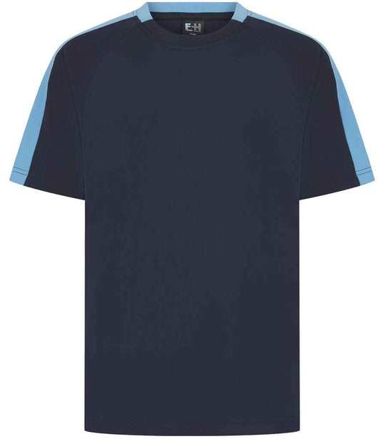 Finden + Hales Finden + Hales Unisex Team T-Shirt - Navy/Sky blue (LV290)
