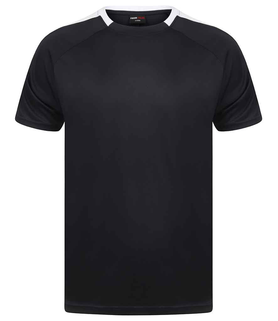 Finden + Hales Finden + Hales Unisex Team T-Shirt - Navy/White (LV290)