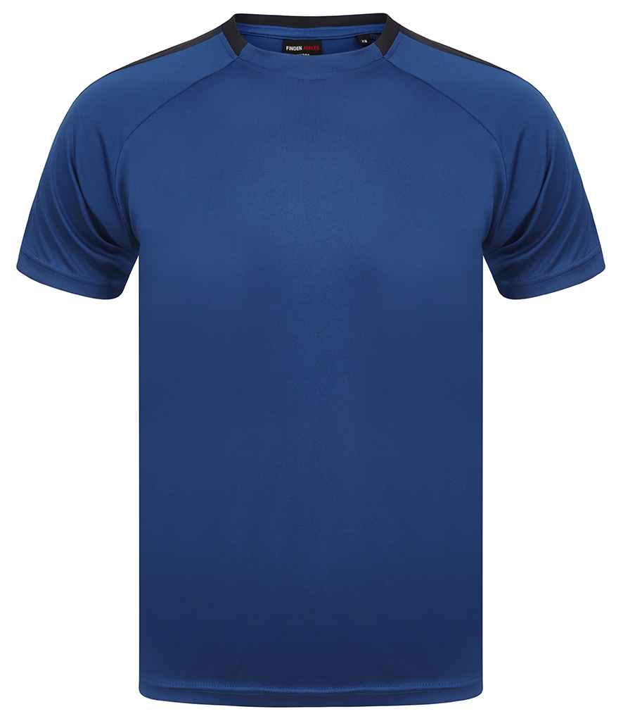 Finden + Hales Finden + Hales Unisex Team T-Shirt - Royal Blue/Navy (LV290)