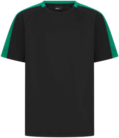 Finden + Hales Finden + Hales Kids Team T-Shirt - Black/Emerald (LV292)