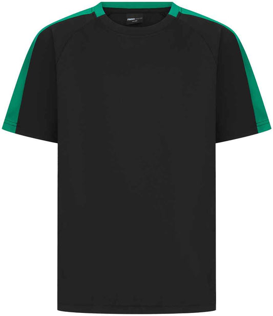 Finden + Hales Finden + Hales Kids Team T-Shirt - Black/Emerald (LV292)