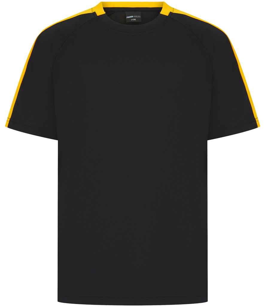 Finden + Hales Finden + Hales Kids Team T-Shirt - Black/Gold (LV292)