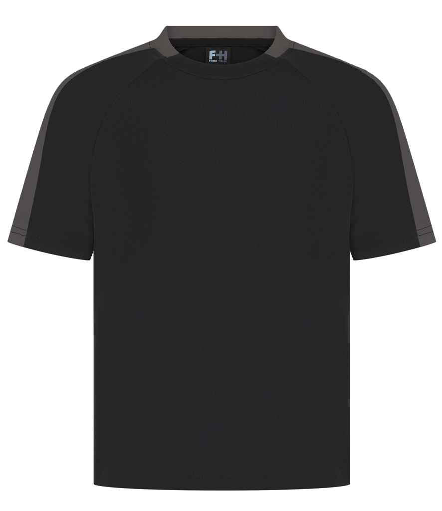 Finden + Hales Finden + Hales Kids Team T-Shirt - Black/Gunmetal (LV292)
