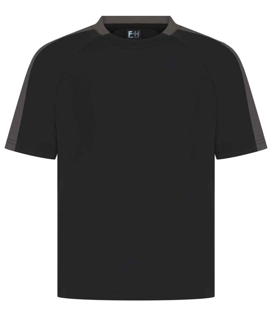 Finden + Hales Finden + Hales Kids Team T-Shirt - Black/Gunmetal (LV292)