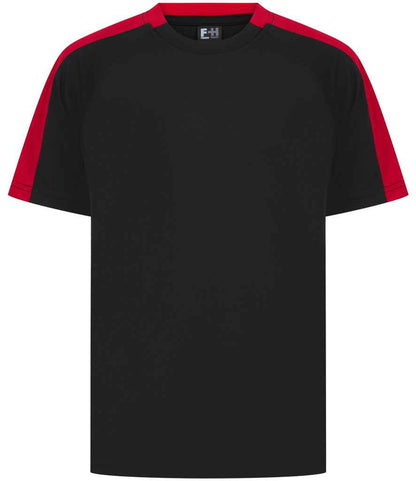 Finden + Hales Finden + Hales Kids Team T-Shirt - Black/Red (LV292)