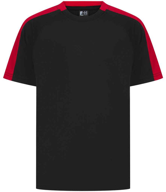 Finden + Hales Finden + Hales Kids Team T-Shirt - Black/Red (LV292)