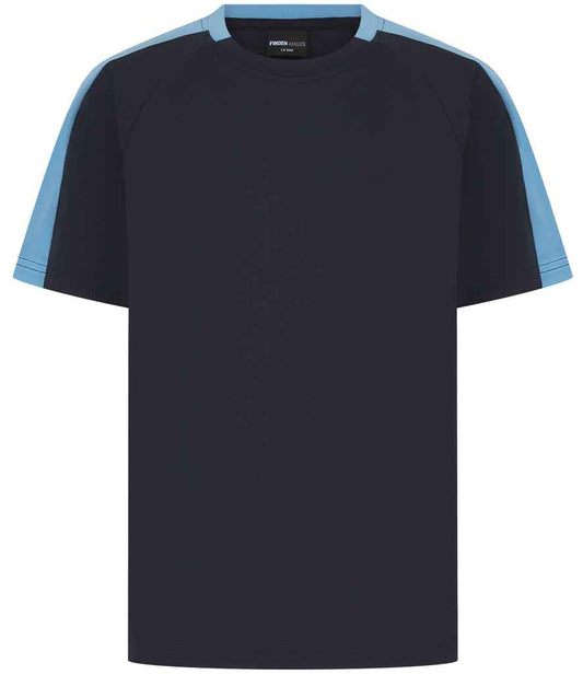 Finden + Hales Finden + Hales Kids Team T-Shirt - Navy/Sky blue (LV292)